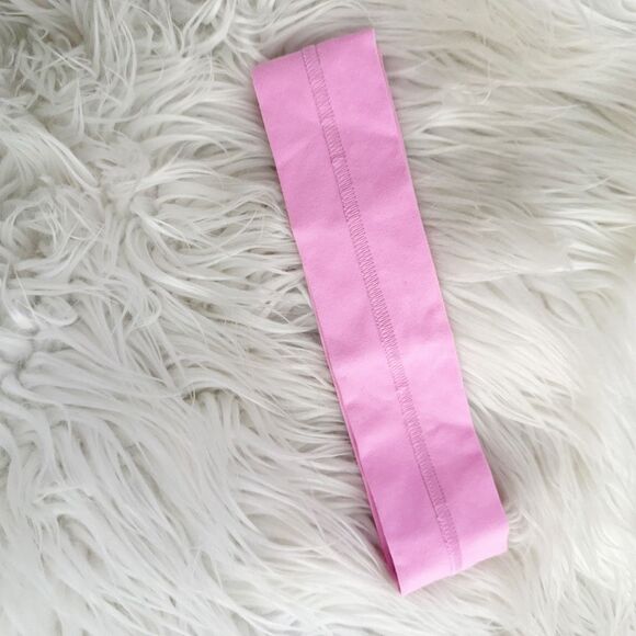 LULULEMON ATHLETICA | Bubble Gum Barbie Pink Headband Elastic Stretch | OSFM - Picture 2 of 5